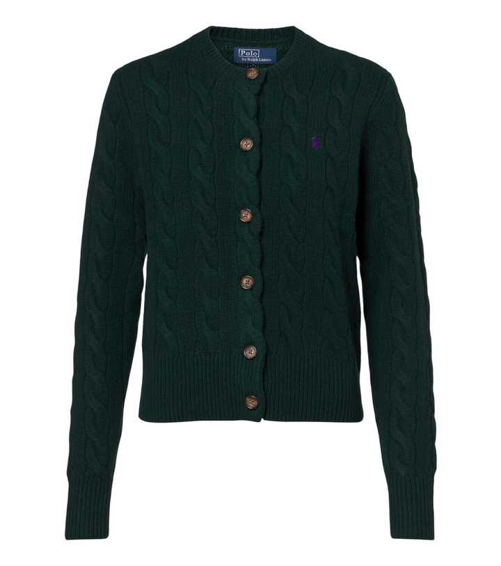 Photo: Polo Ralph Lauren Cable-knit wool and cashmere cardigan