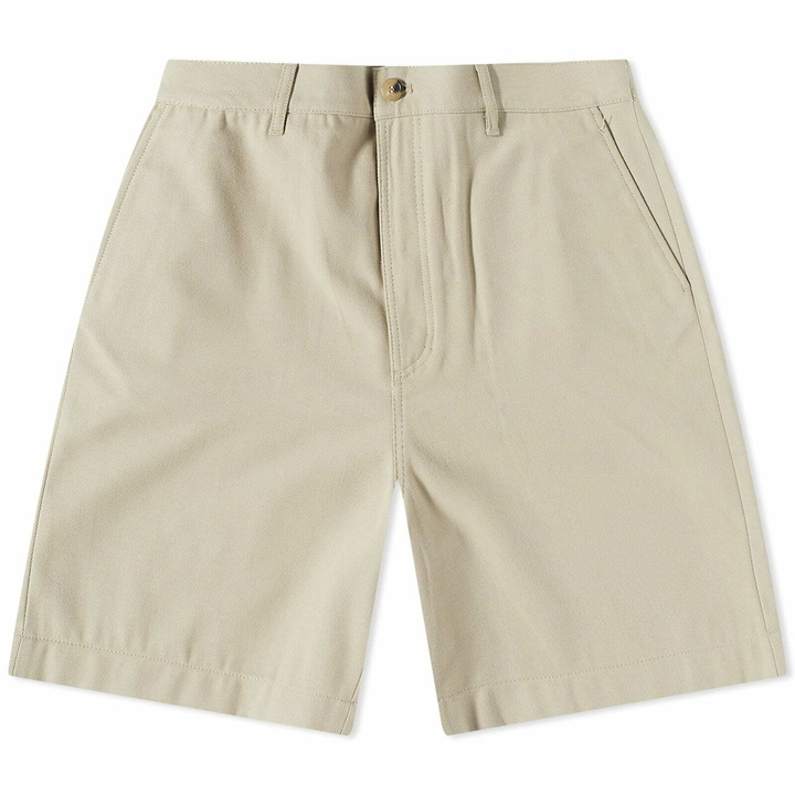 Photo: Acne Studios Men's Ringa Twill Pink Label Short in Hazel Beige