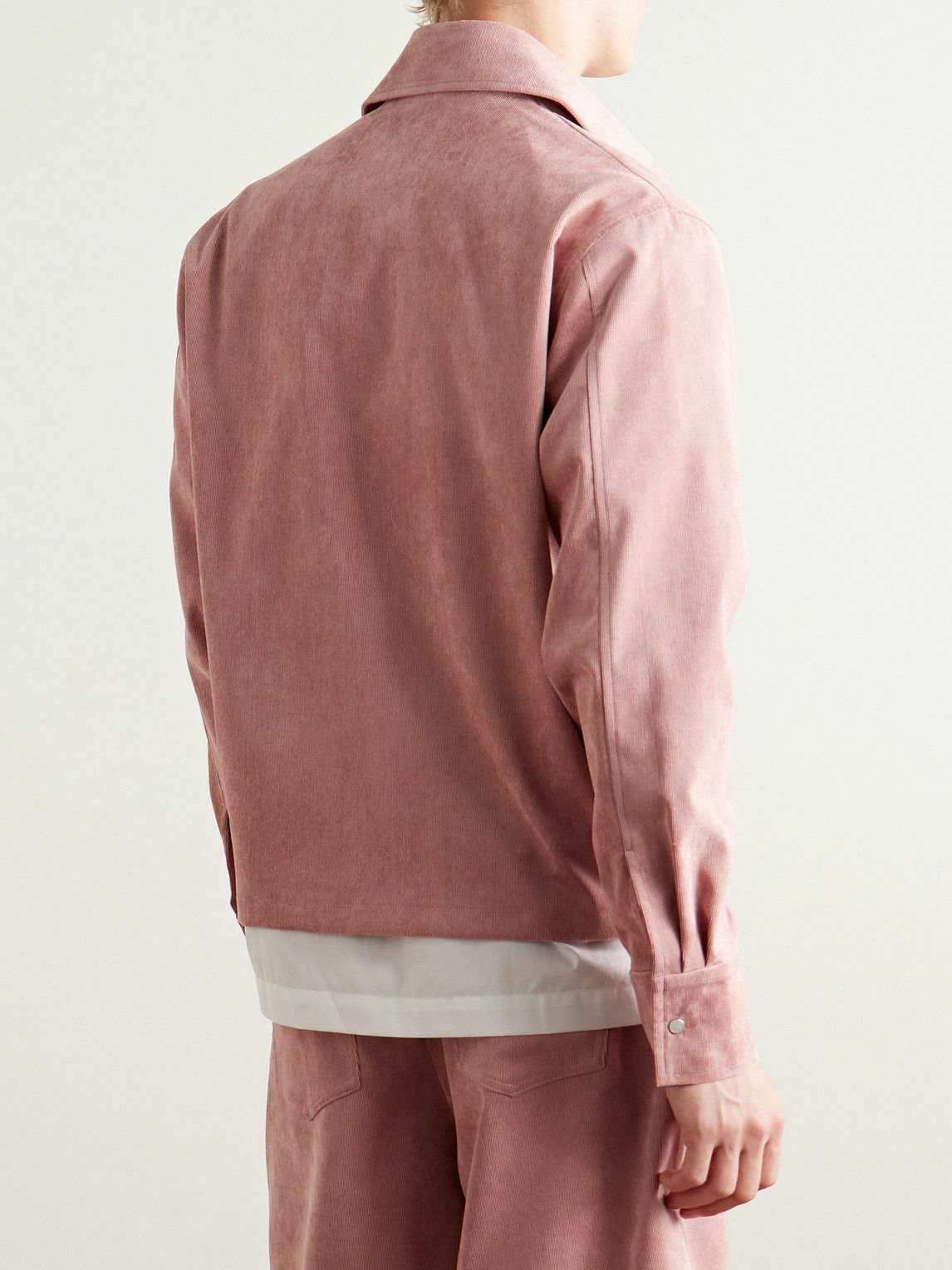 Séfr - Maurice Corduroy Overshirt - Pink