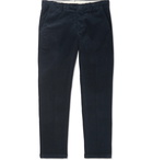 NN07 - Navy Scott Cotton-Corduroy Trousers - Blue