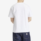 A Bathing Ape Men's Embroidery Style Souvenir Logo T-Shirt in White