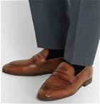Officine Creative - Byron Leather Penny Loafers - Brown