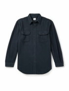 OrSlow - Organic Cotton-Flannel Shirt - Blue