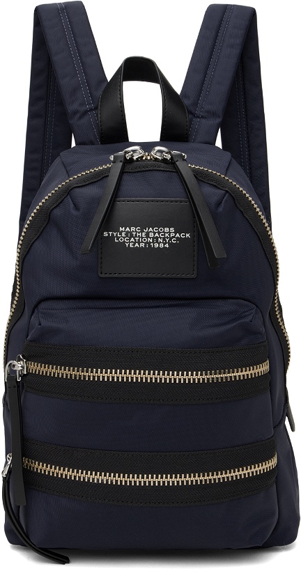 Photo: Marc Jacobs Navy 'The Biker Nylon' Medium Backpack