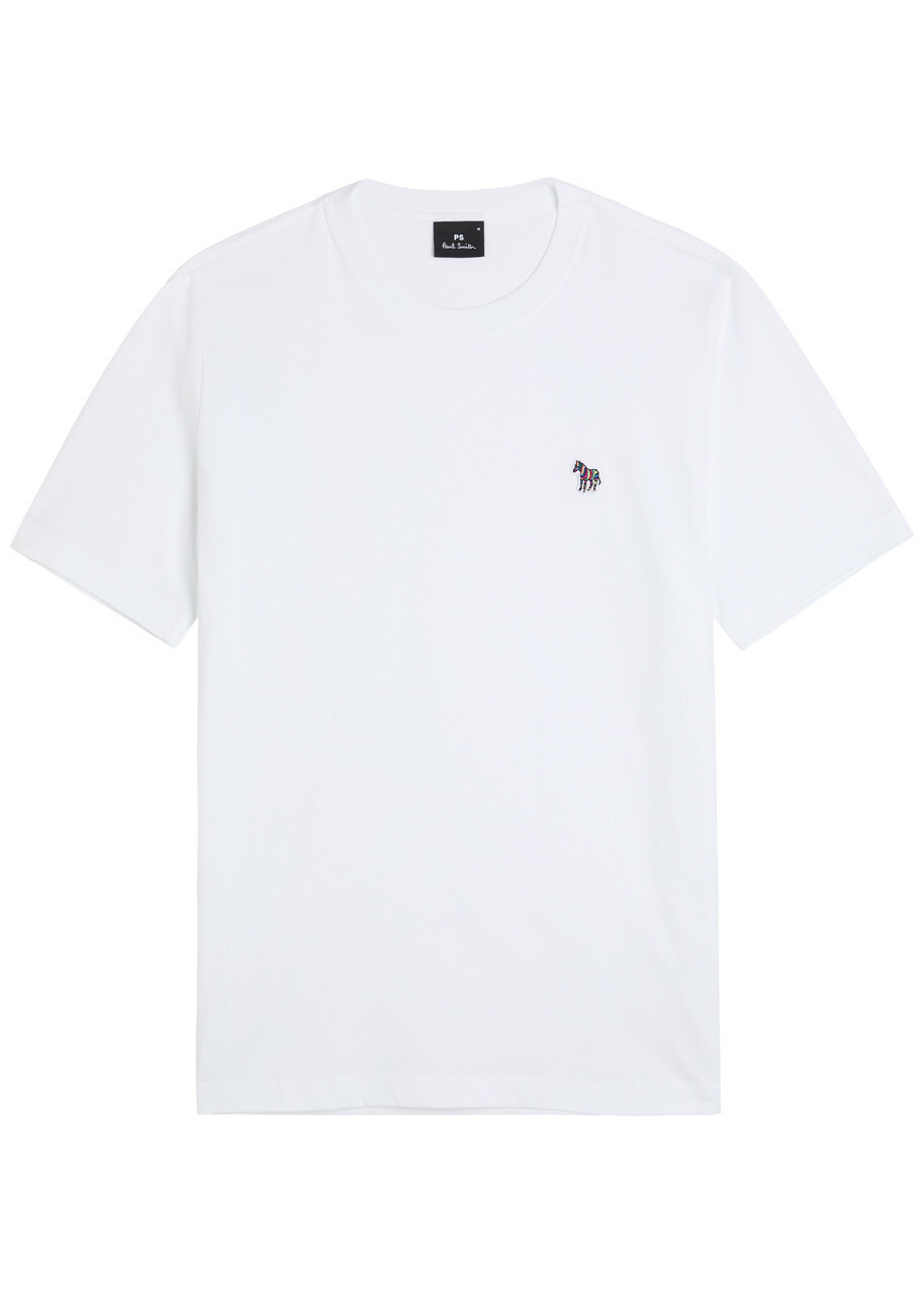 PS Paul Smith Appliquéd Cotton T-shirt White