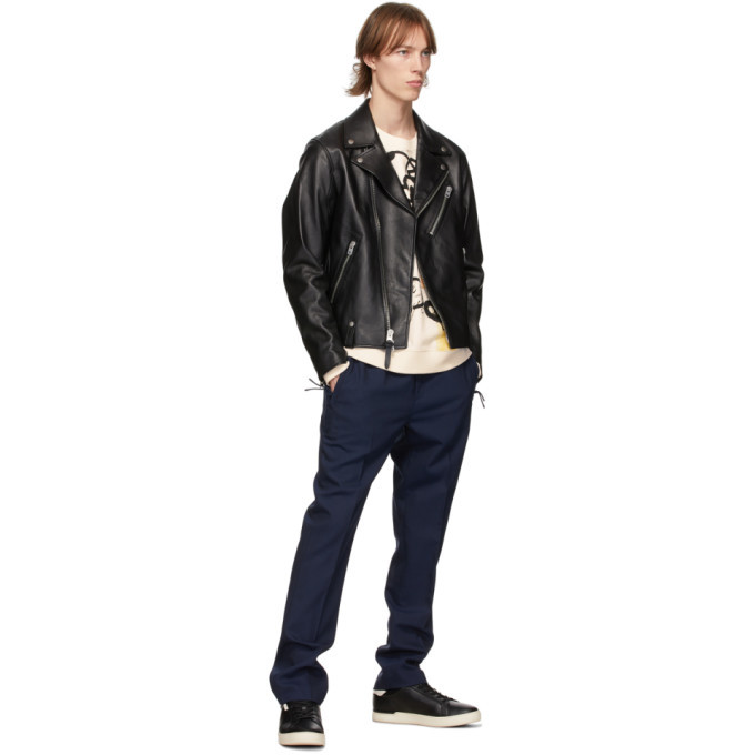 Coach 1941 Black Lambskin Moto Jacket Coach 1941