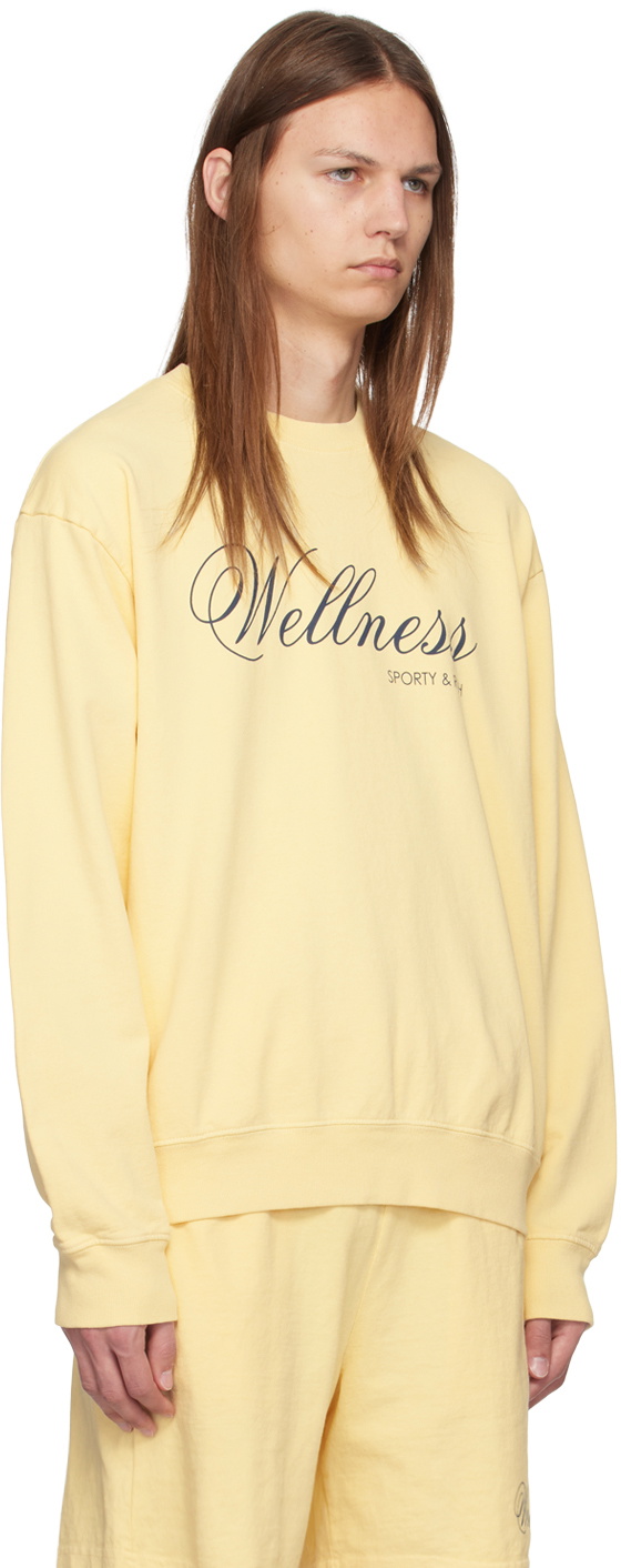 Sporty & Rich Yellow Carlyle Sweatshirt