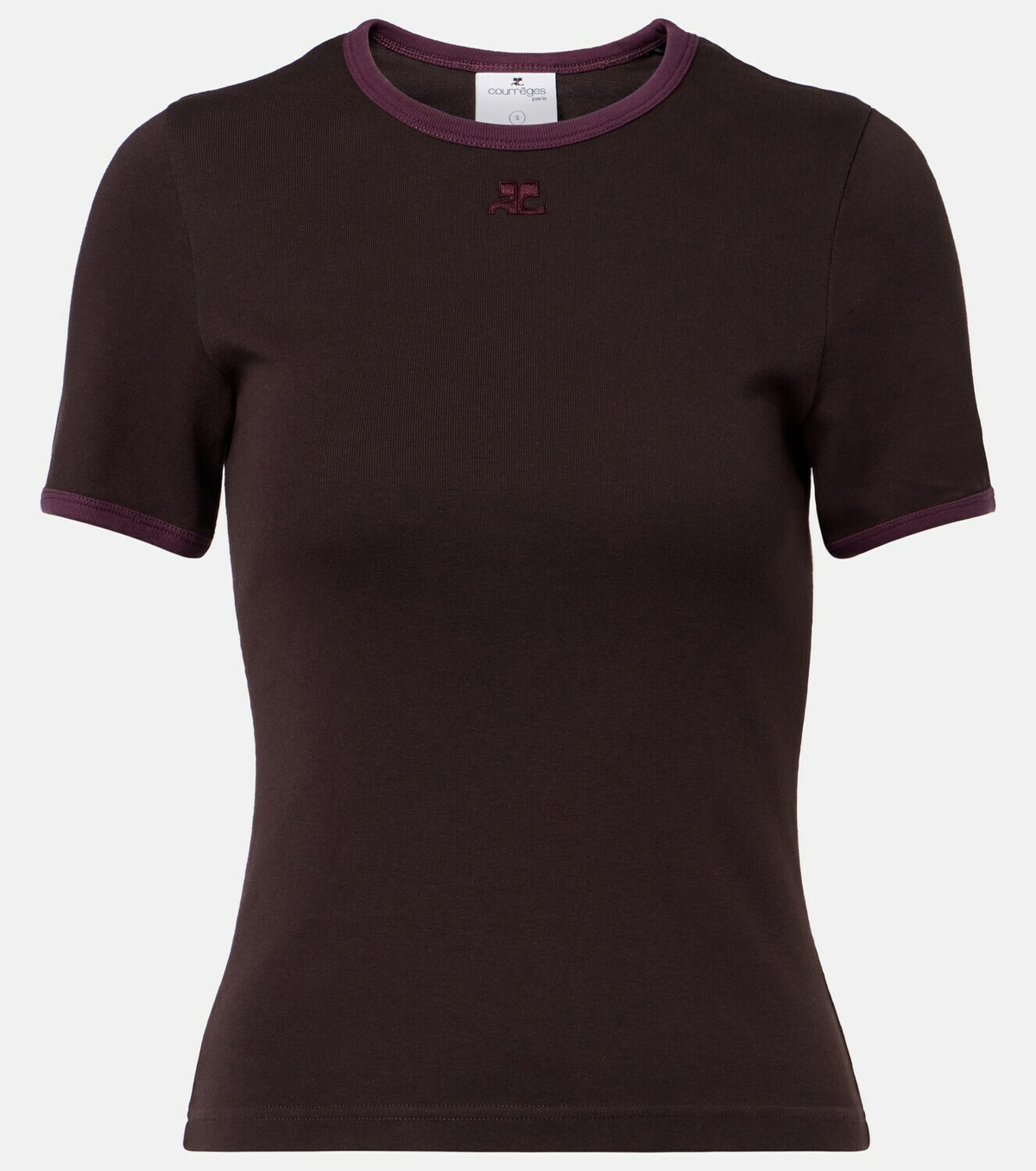 Courrèges Cotton jersey T-shirt