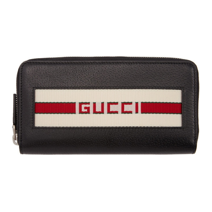 Gucci Black Logo Continental Wallet Gucci