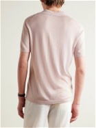 Gabriela Hearst - Stendhal Cashmere Polo Shirt - Pink