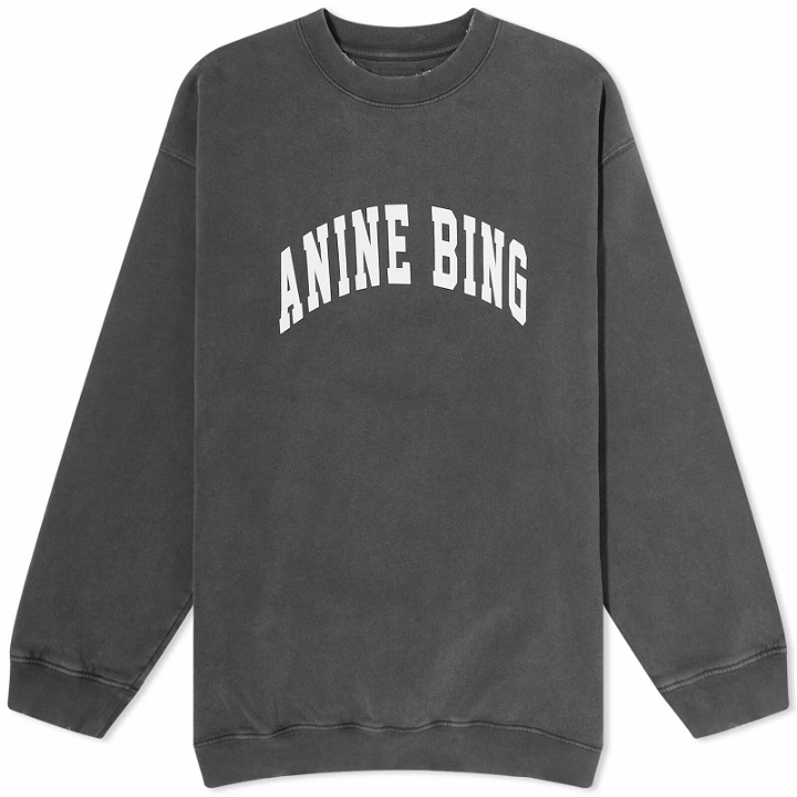 Photo: Anine Bing Women's Tyler Sweatshirt in Washed Black