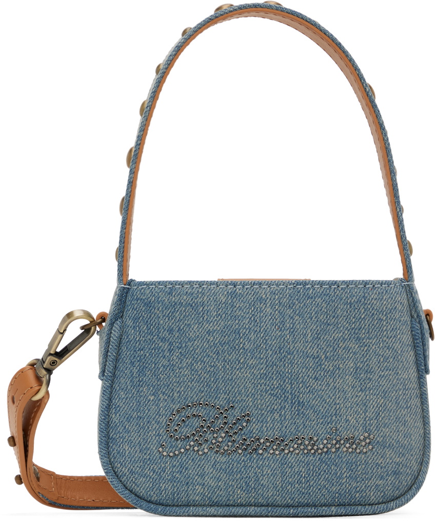 Blumarine Blue Mini Denim Bag Blumarine