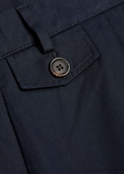 Oliver Spencer Fishtail Cotton Tapered-leg Trousers Navy
