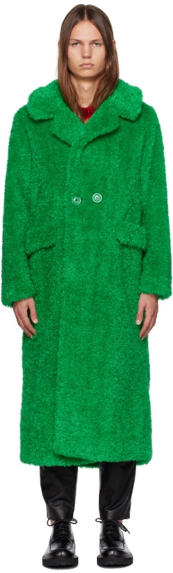 Photo: Anna Sui SSENSE Exclusive Green Coat