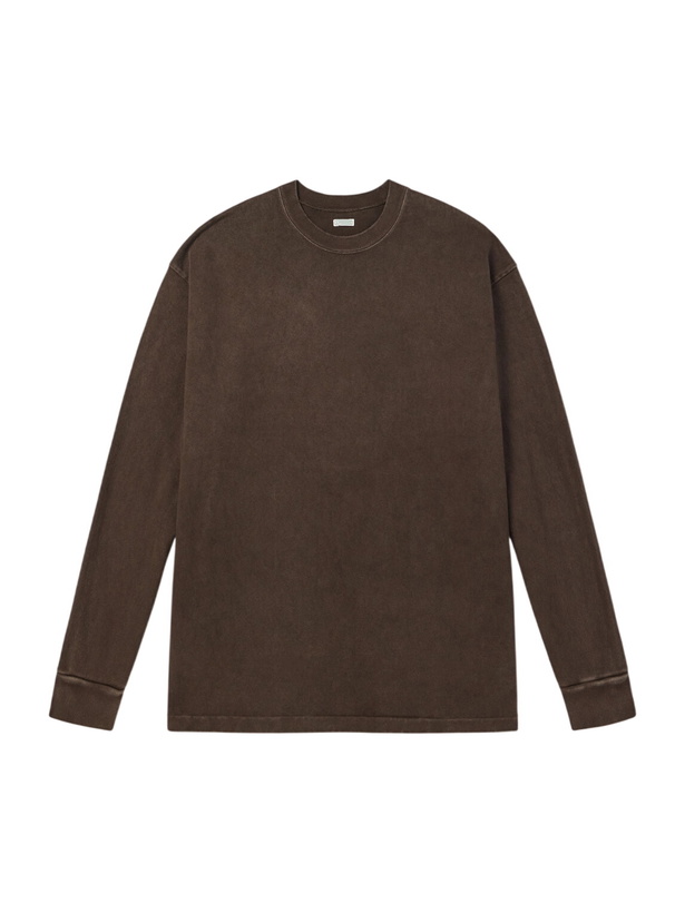 Photo: A.PRESSE - Cotton-Jersey T-Shirt - Brown