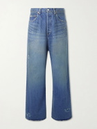 ssstein - Straight-Leg Distressed Jeans - Blue