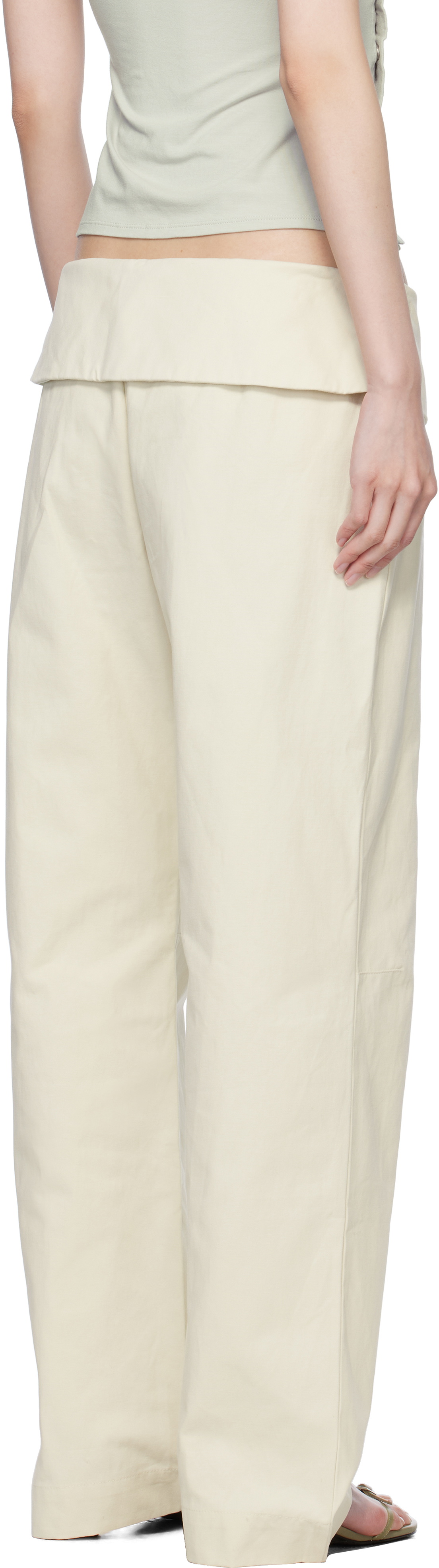 Belle The Label Off-White Dusk Trousers