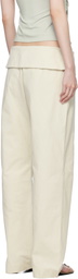 Belle The Label Off-White Dusk Trousers