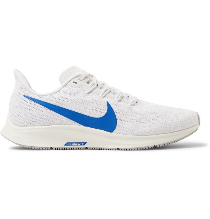 Photo: Nike Running - Air Zoom Pegasus 36 Mesh Running Sneakers - White