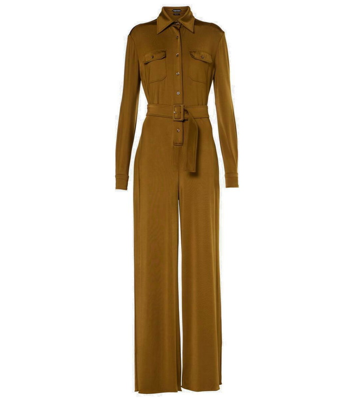 Photo: Tom Ford Satin jersey jumpsuit