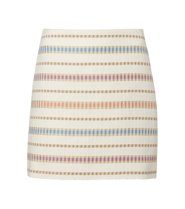 Photo: Veronica Beard Ohemia cotton and wool-blend miniskirt