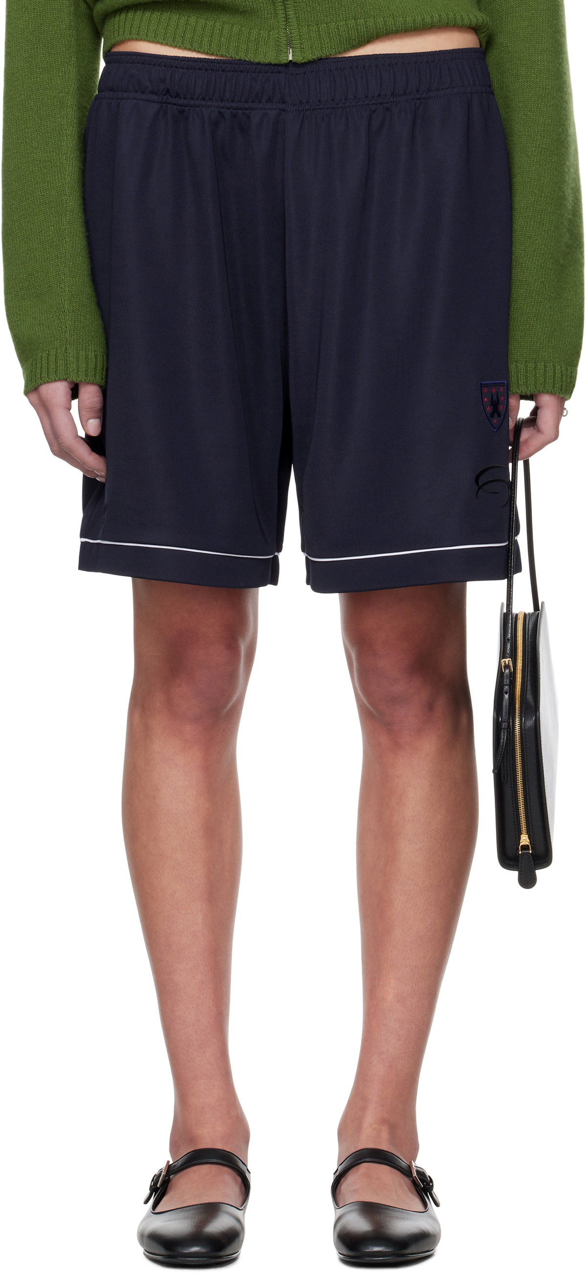 Still Kelly Navy Soccer Shorts