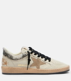 Golden Goose Ball Star leopard-print leather sneakers