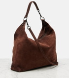 Balenciaga Le City suede shoulder bag