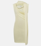 Aya Muse Draped scarf-detail minidress
