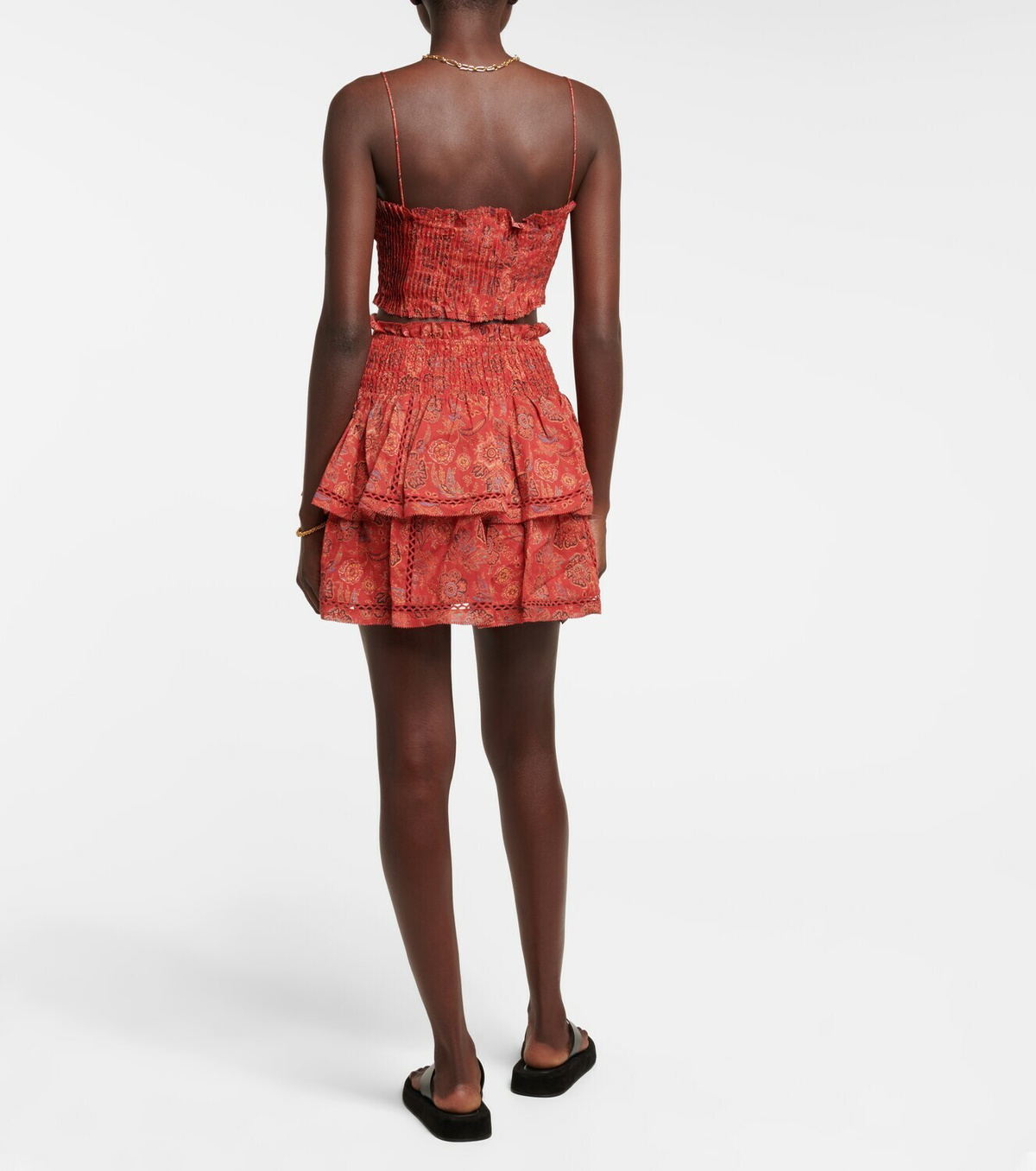SIR - Allegra floral ramie crop top