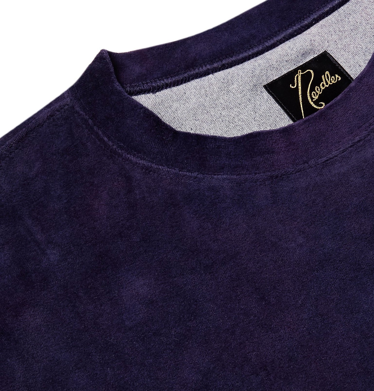 Needles - Logo-Embroidered Tie-Dyed Cotton-Blend Velour T-Shirt