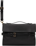 Moschino Black 'Moschino Tie Me' Nappa Bag