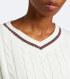 The Upside Millie cable-knit cotton sweater