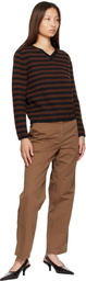 Nothing Written Brown Molly V-Neck Pullover Sweater