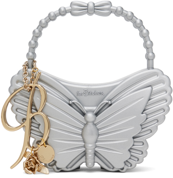Photo: Blumarine Silver forBitches Edition Butterfly-Shaped Bag