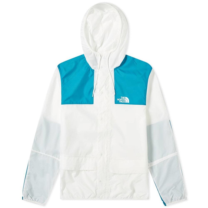 Photo: The North Face 1985 Seasonal Celebration Jacket White & Crystal Teal