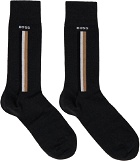 BOSS Four-Pack Gray & Black Socks