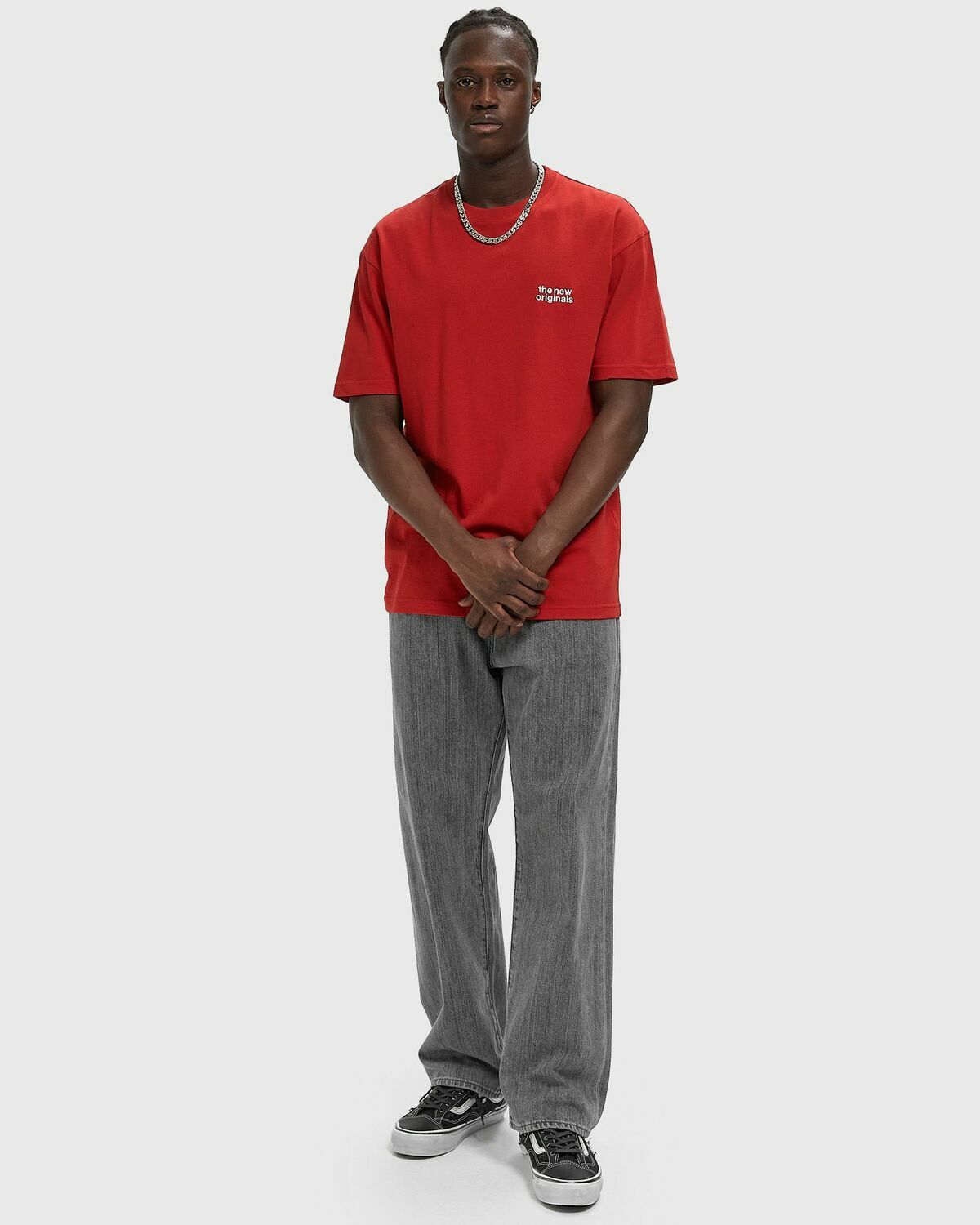 The New Originals CATNA TEE Red Mens Shortsleefe