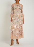Needle & Thread Rosalie Sequin-embellished Tulle Gown Beige