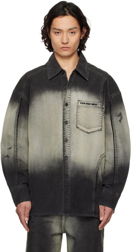 Photo: Feng Chen Wang Black Gradient Shirt