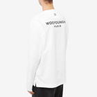 Wooyoungmi Men's Long Sleeve Back Logo T-Shirt in White