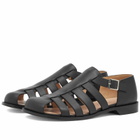 Loewe Men's Campo Sandal in Black
