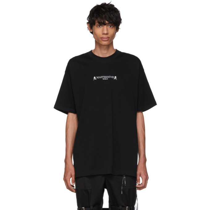 Photo: mastermind WORLD Black Small Logo T-Shirt