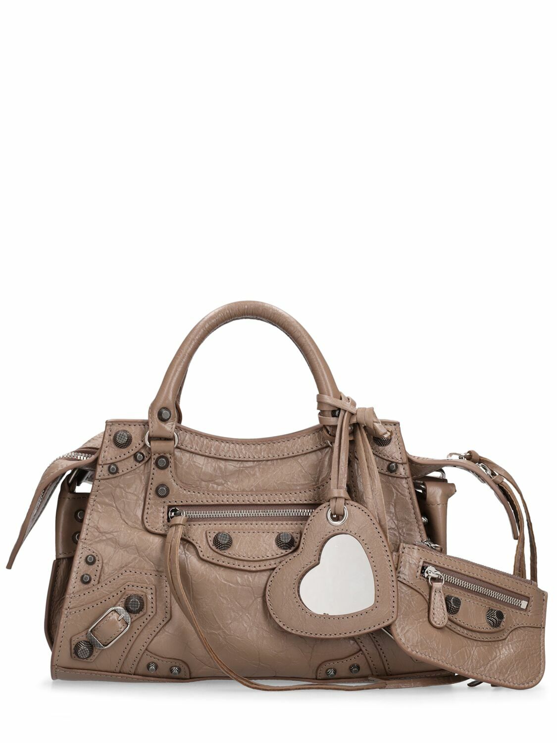 BALENCIAGA - Xs Neo Cagole Leather Shoulder Bag Balenciaga