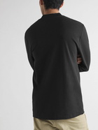 Nike - Stretch Cotton-Blend Jersey Mock-Neck T-Shirt - Black