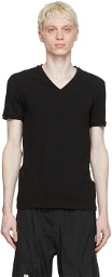 Balmain Black Cotton T-Shirt
