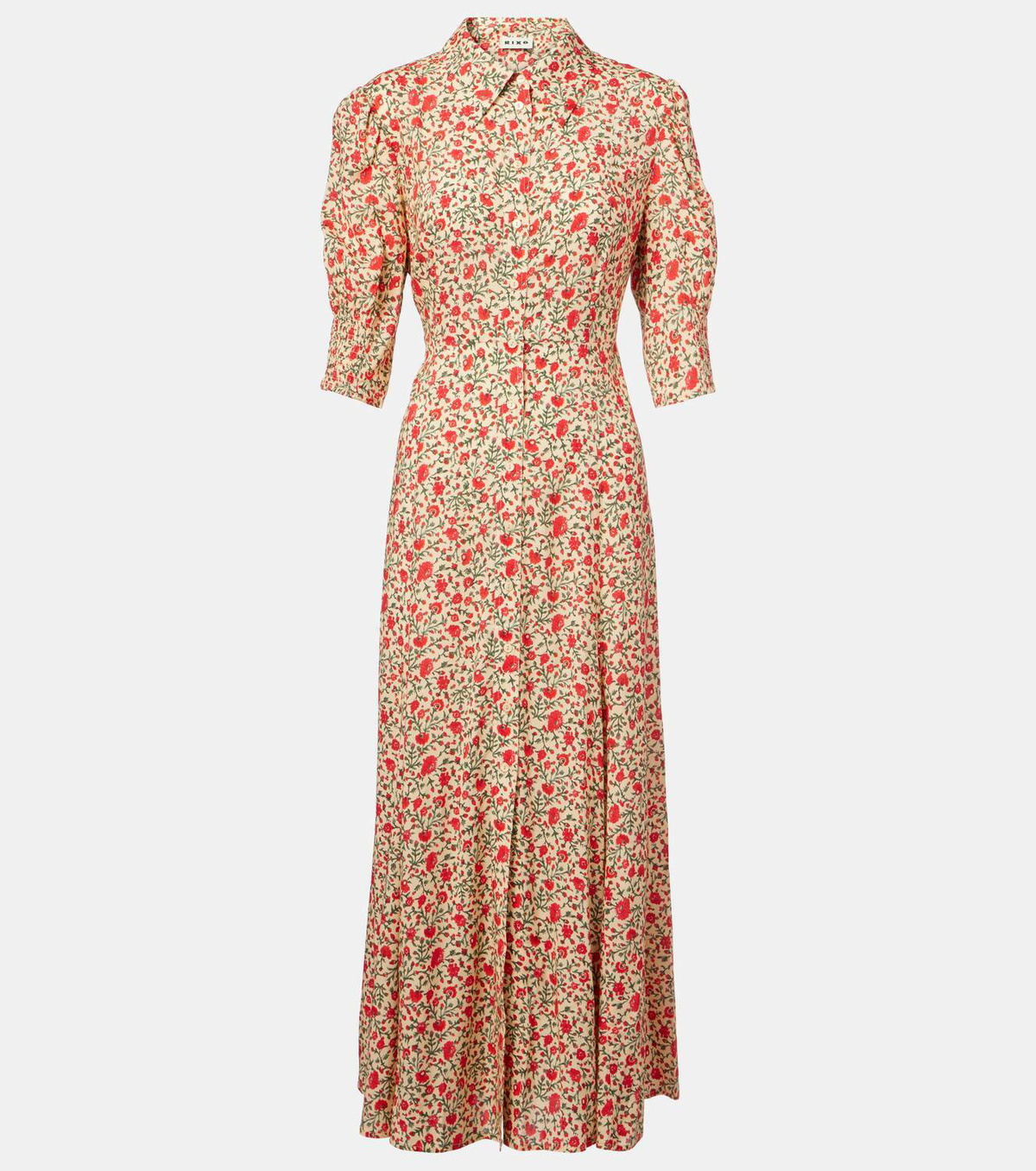 Rixo Bloom floral midi dress