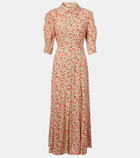 Rixo Bloom floral midi dress