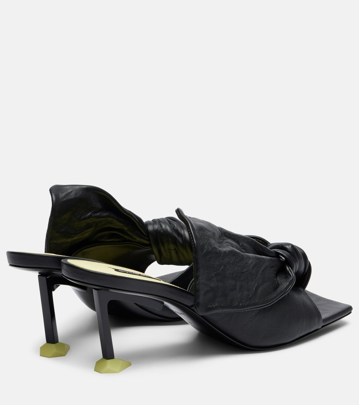 Givenchy Boudoir Bow leather mules