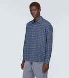 Our Legacy Above checked cotton shirt